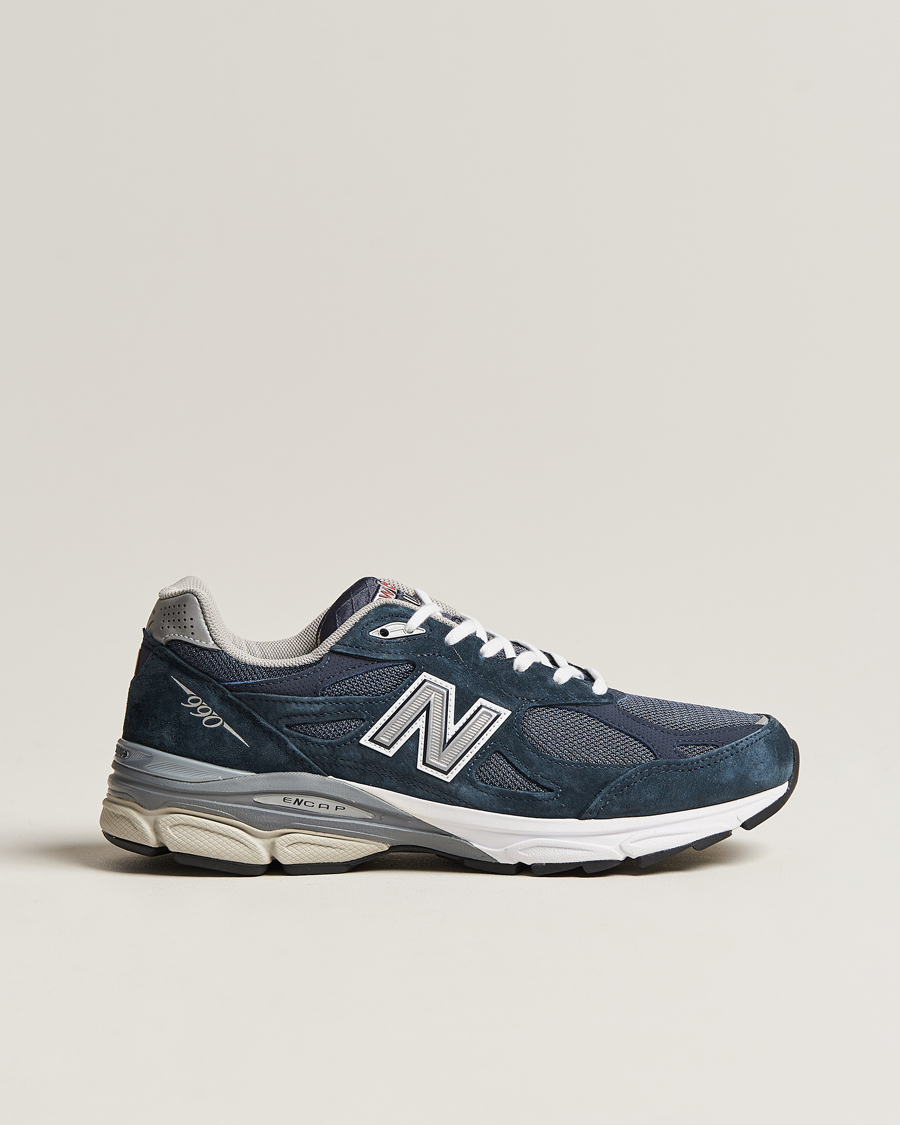 New Balance Made In USA 990 Sneakers Navy at CareOfCarl.com