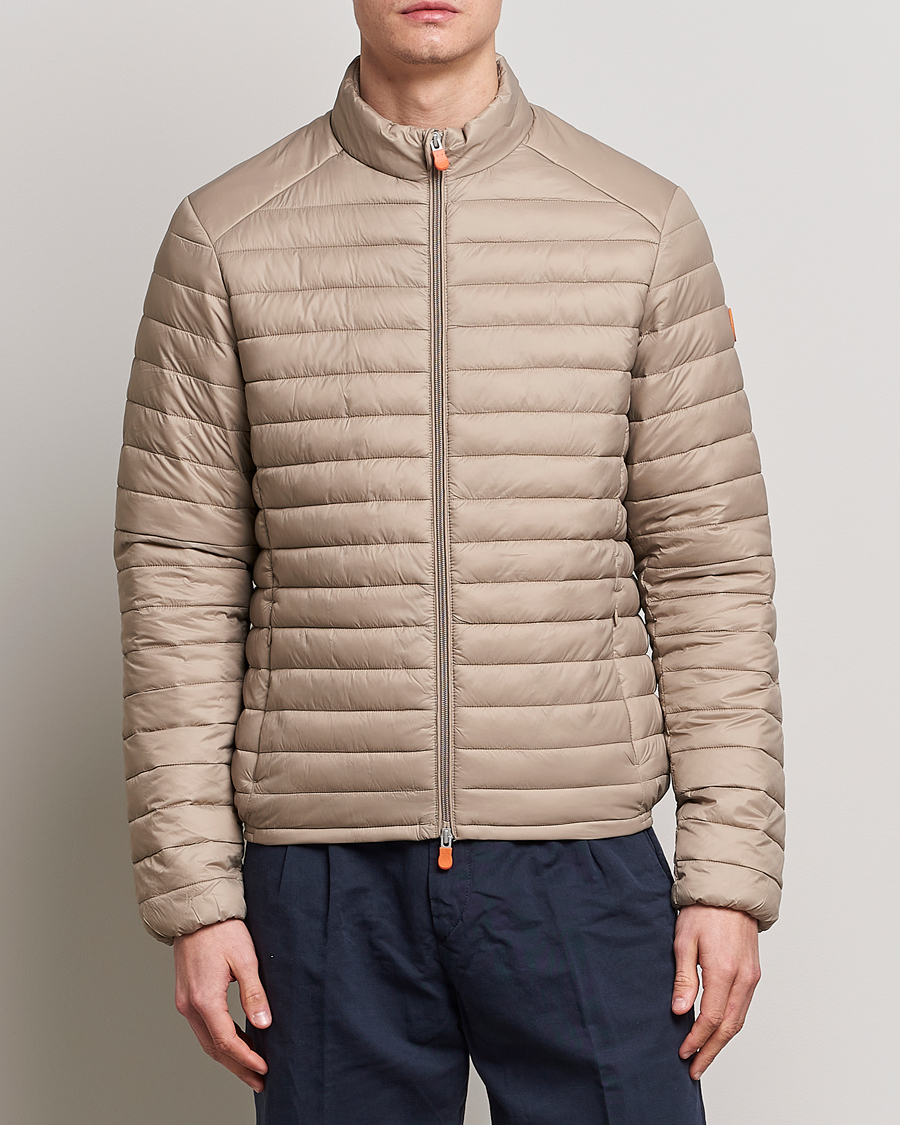 Save The Duck Alex Lightweight Padded Jacket Dune Beige at CareOfCarl.com