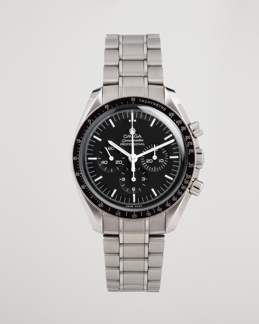 Omega Pre Owned Speedmaster Moonwatch PRO 005 Steel Black at