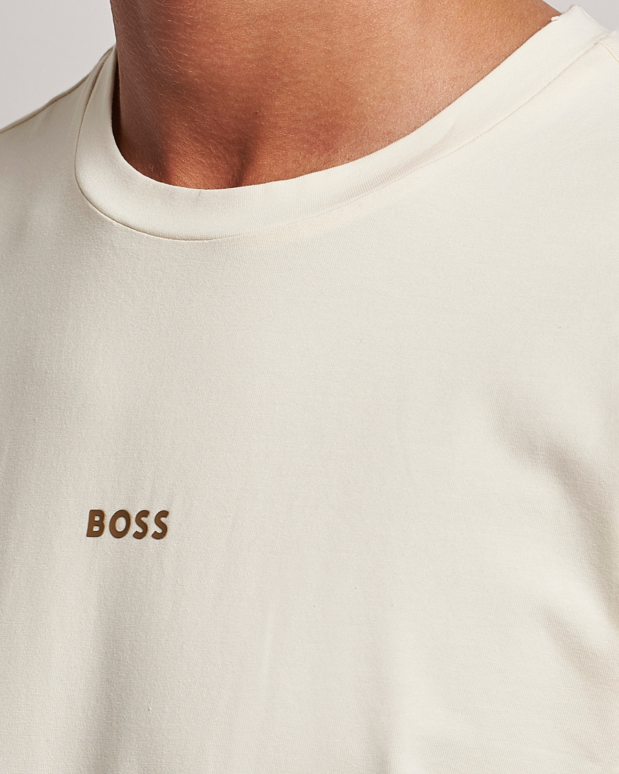 BOSS ORANGE Tchup Logo Crew Neck T-Shirt Light Beige at