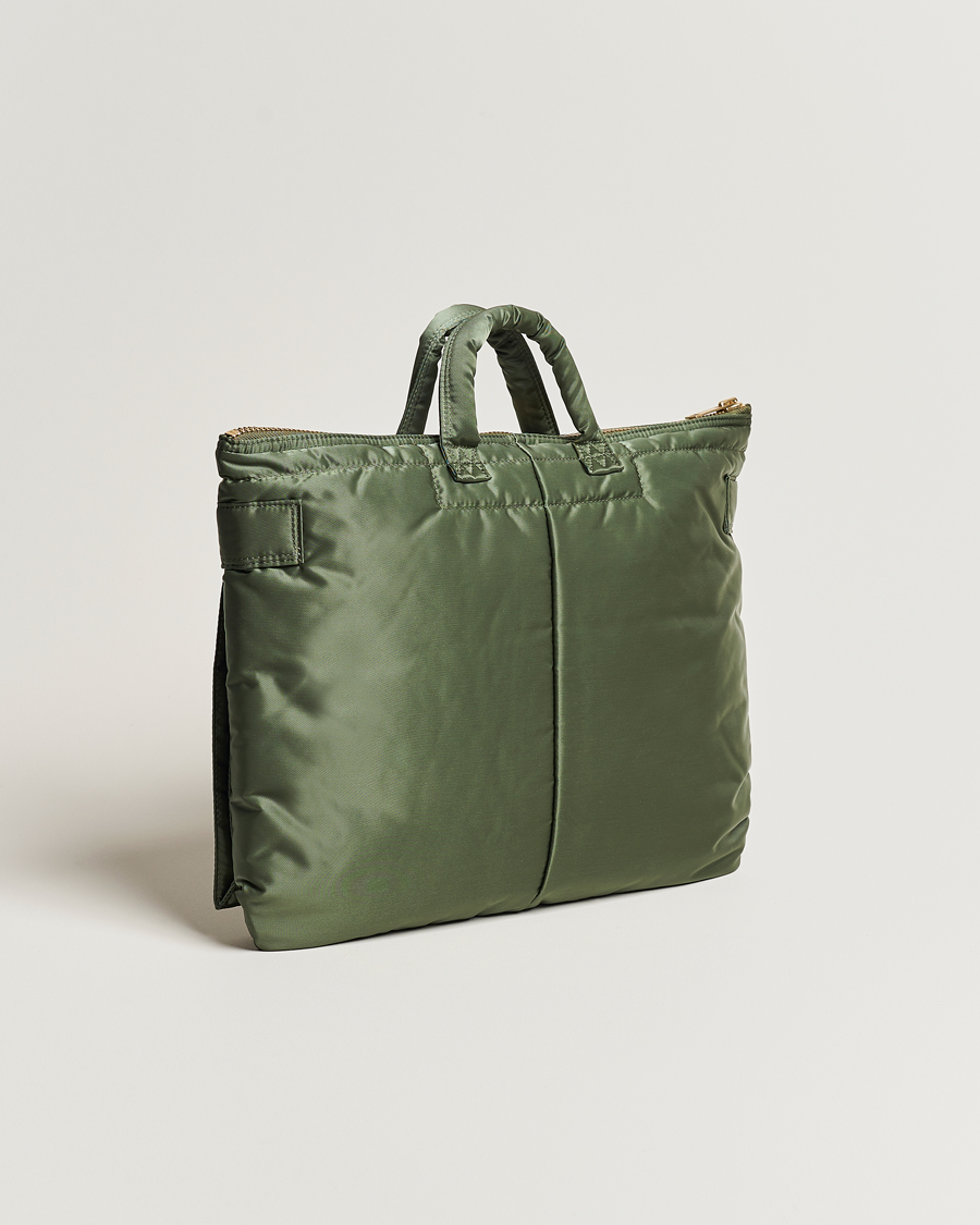 Porter-Yoshida & Co. TANKER SHORT HELMET BAG (L) Green