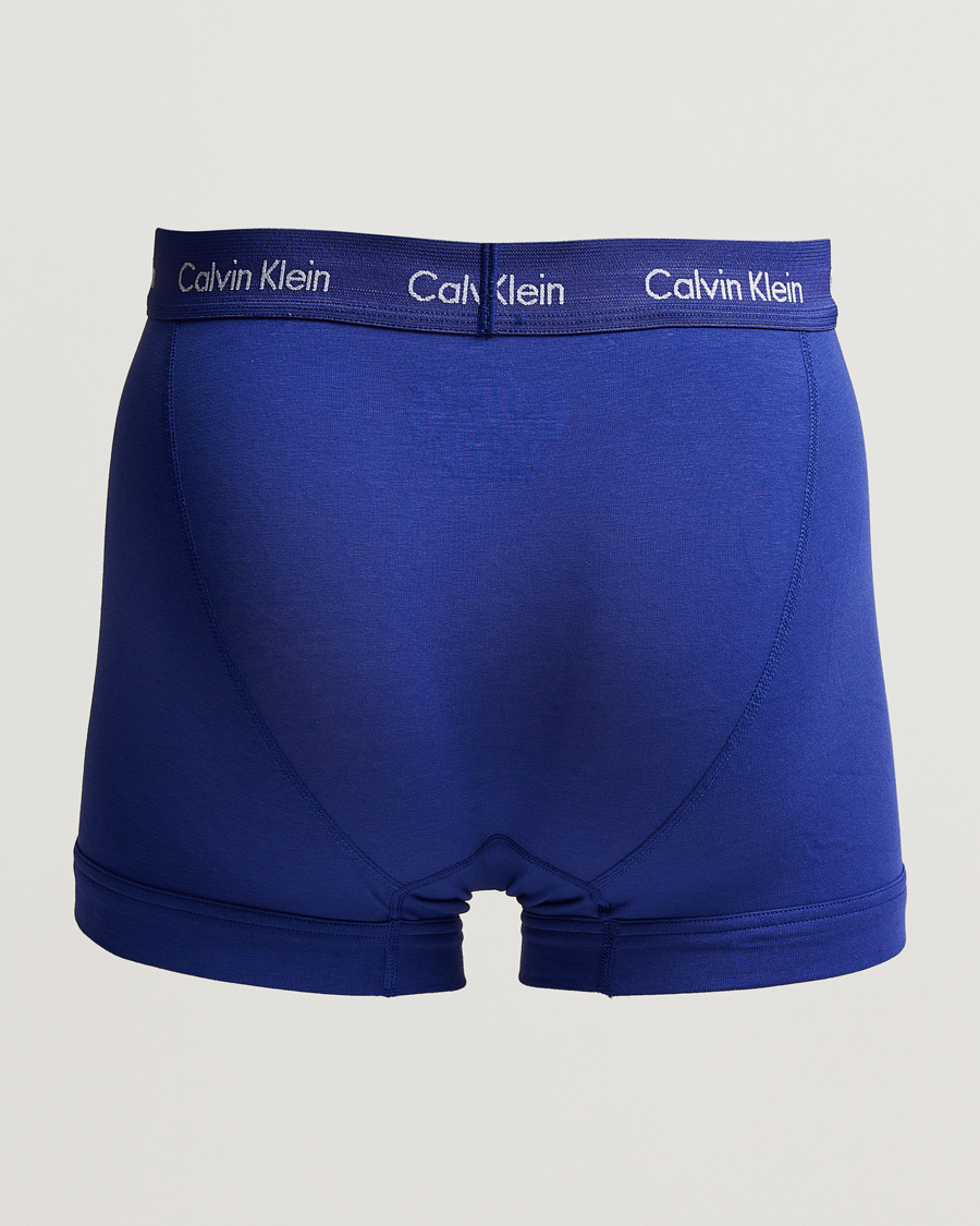 CALVIN KLEIN Modern Cotton Stretch Boxer Brief 3 Pack in Mazarine Blue  Black Lunar Rock
