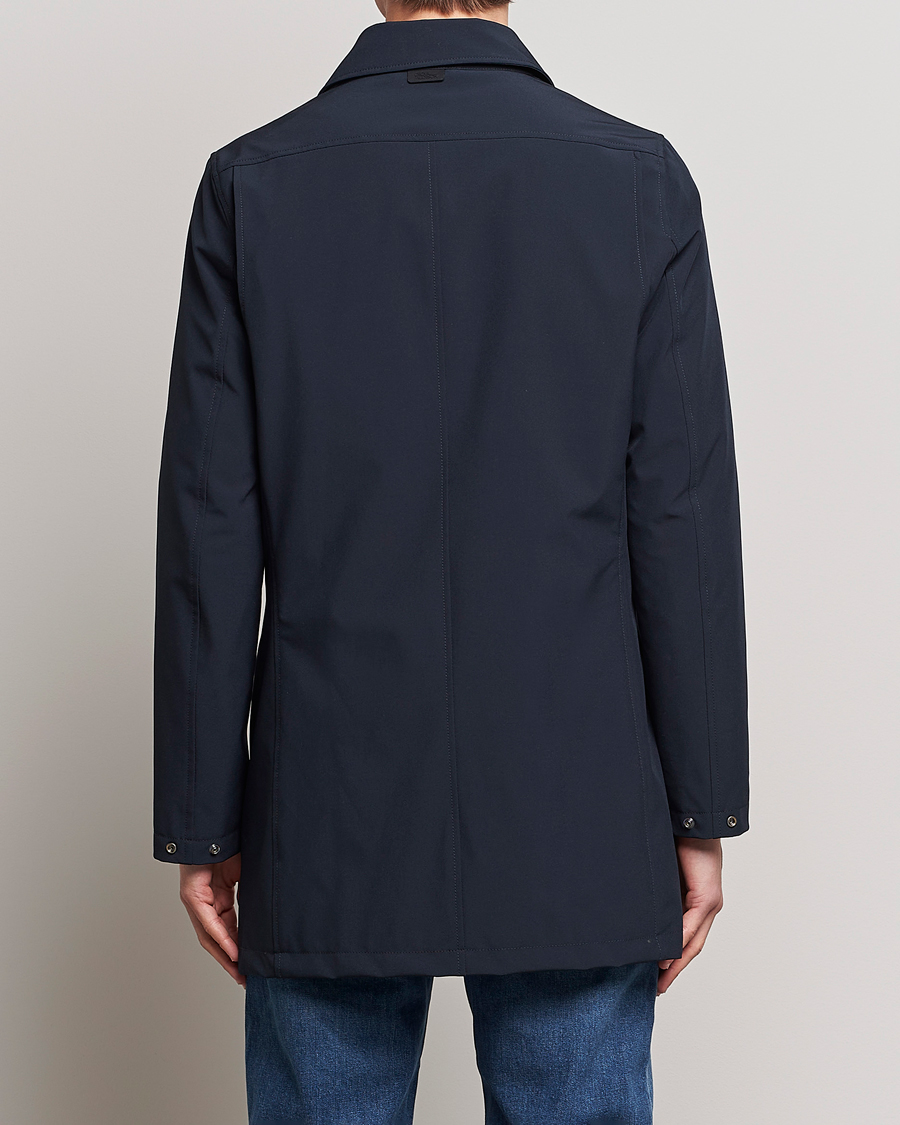 Oscar Jacobson Johnson Coat Navy at CareOfCarl.com