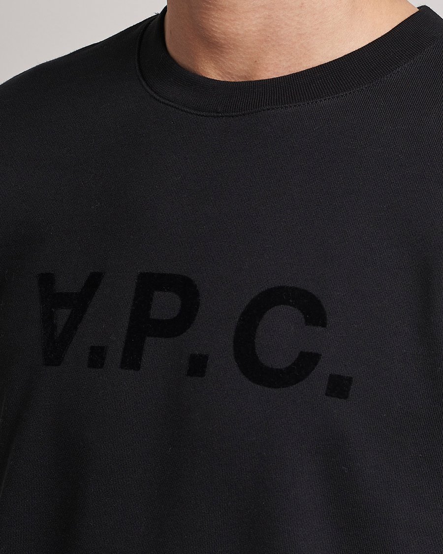 Shops A.P.C. Men's Unisex Black Logo La Sweatshirt size M