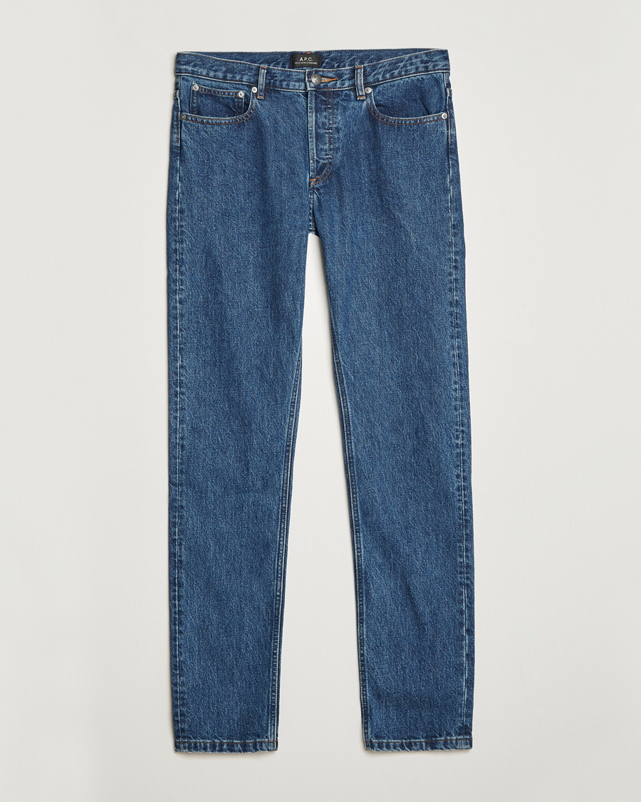 Apc washed fashion denim