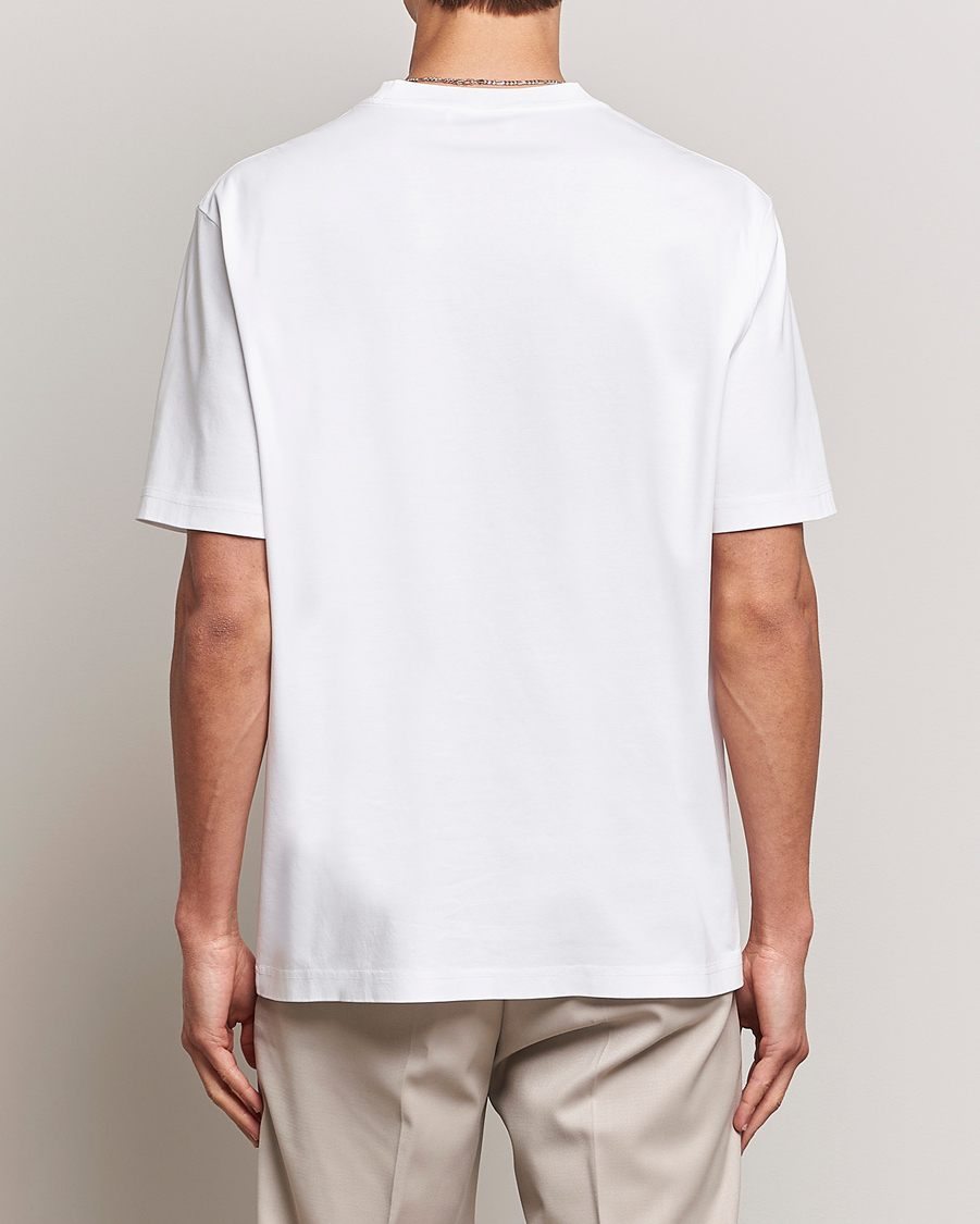 Lanvin Curb Logo T-Shirt Optic White at CareOfCarl.com