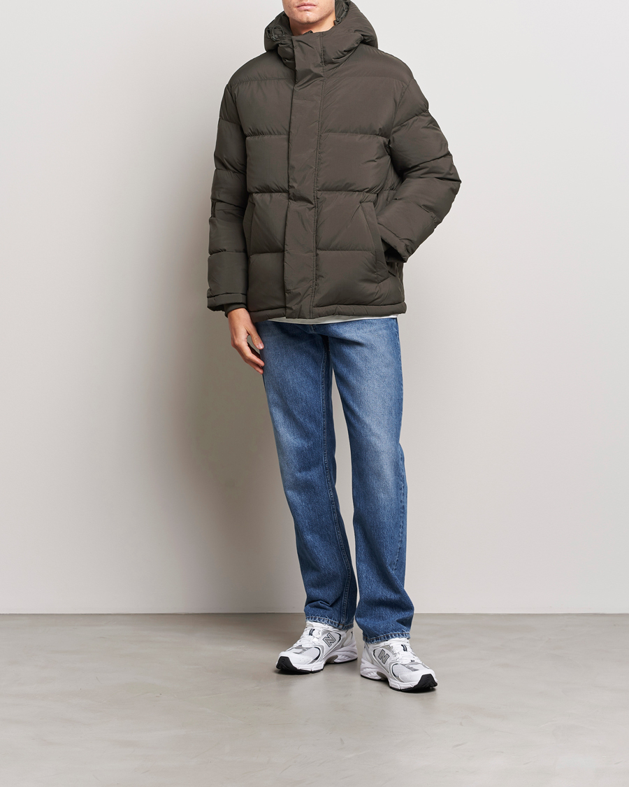 NN07 Matthew Padded Down Jacket Army Grey at CareOfCarl.com