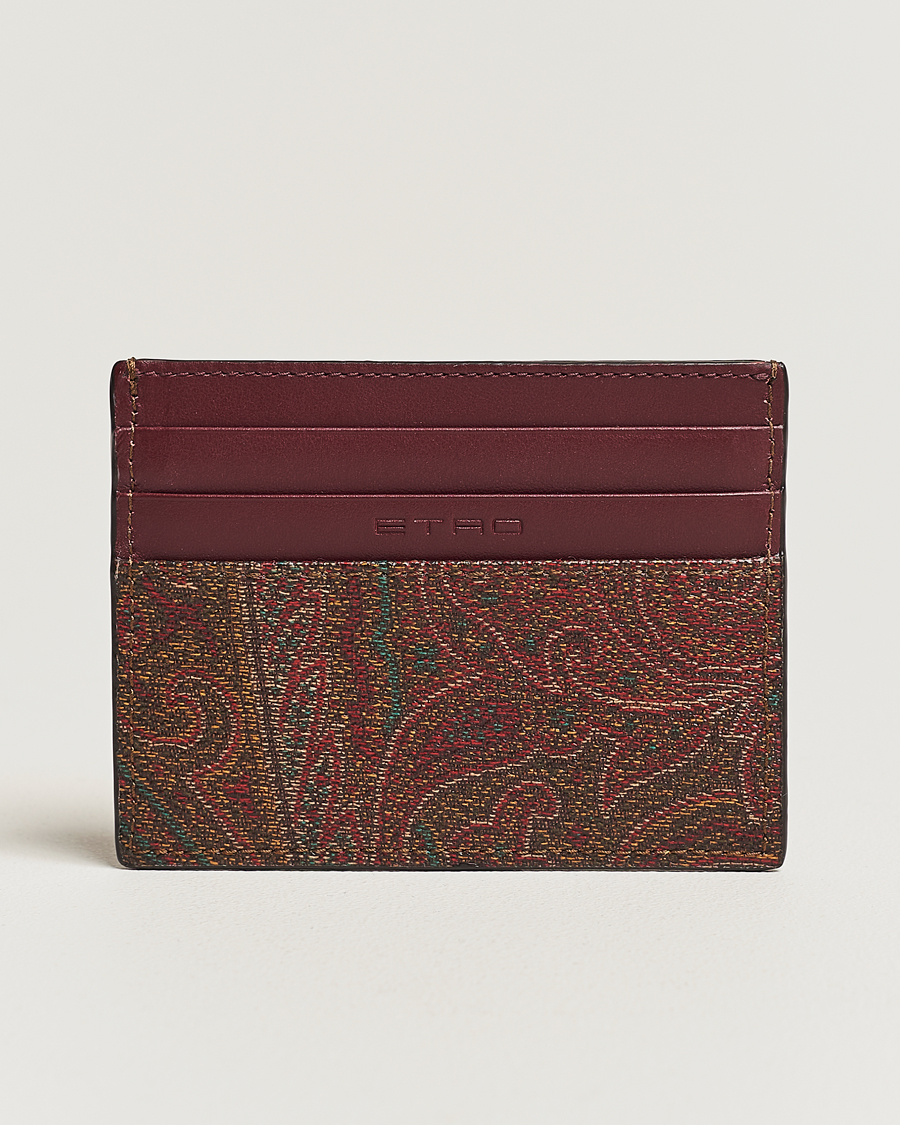 Wallets & purses Etro - Clip detailed Paisley wallet - 0H0108007600
