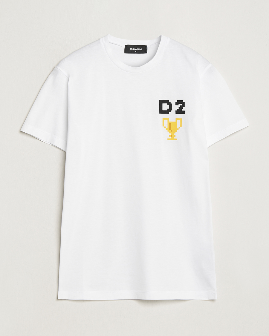 Dsquared2 Cool Fit Ciro Tee White at CareOfCarl.com