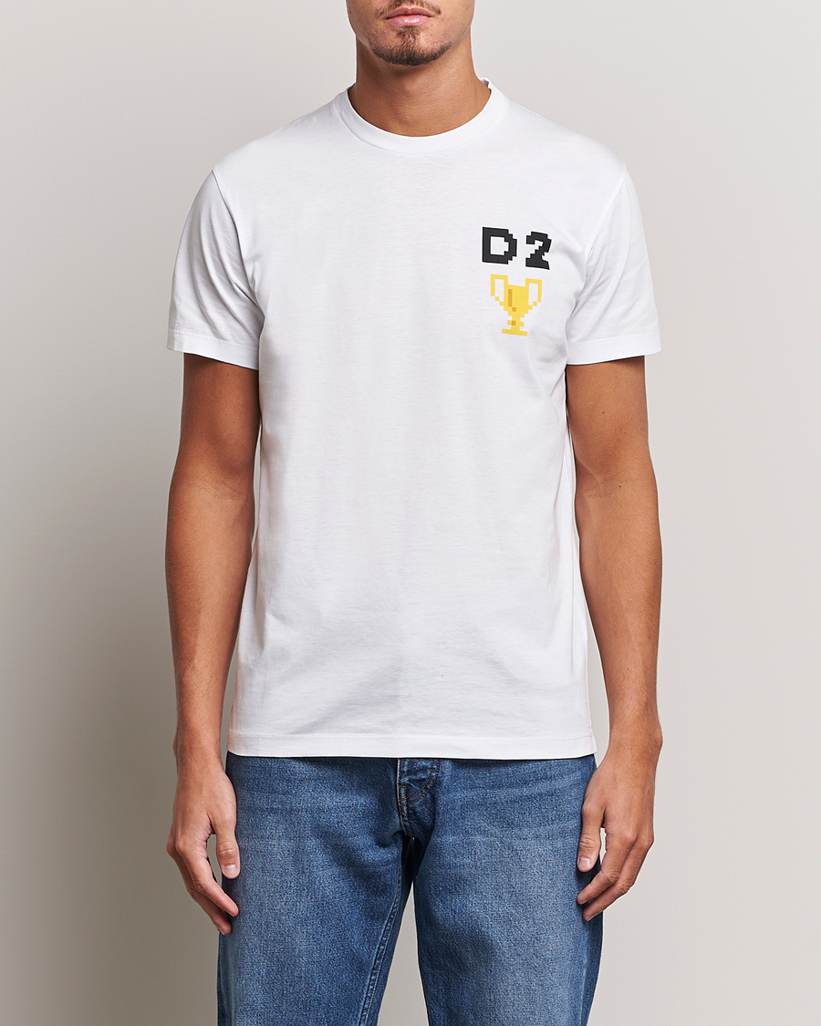 Dsquared2 Cool Fit Ciro Tee White at CareOfCarl.com