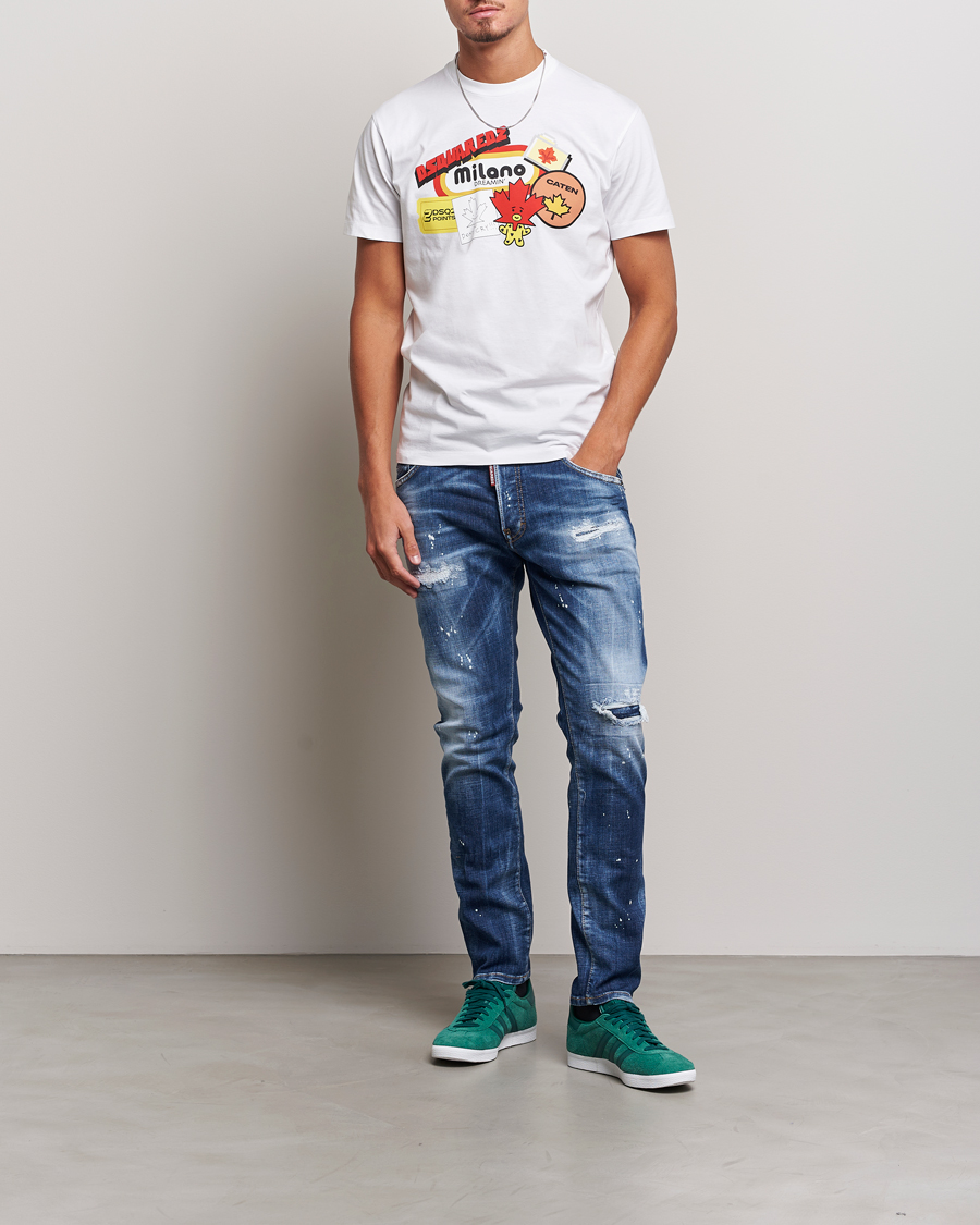 Dsquared2 Skater Jeans Light Blue Wash at CareOfCarl.com