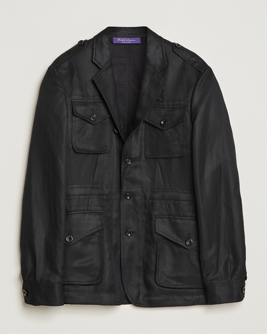 Ralph Lauren Purple Label Field Jacket Black at CareOfCarl