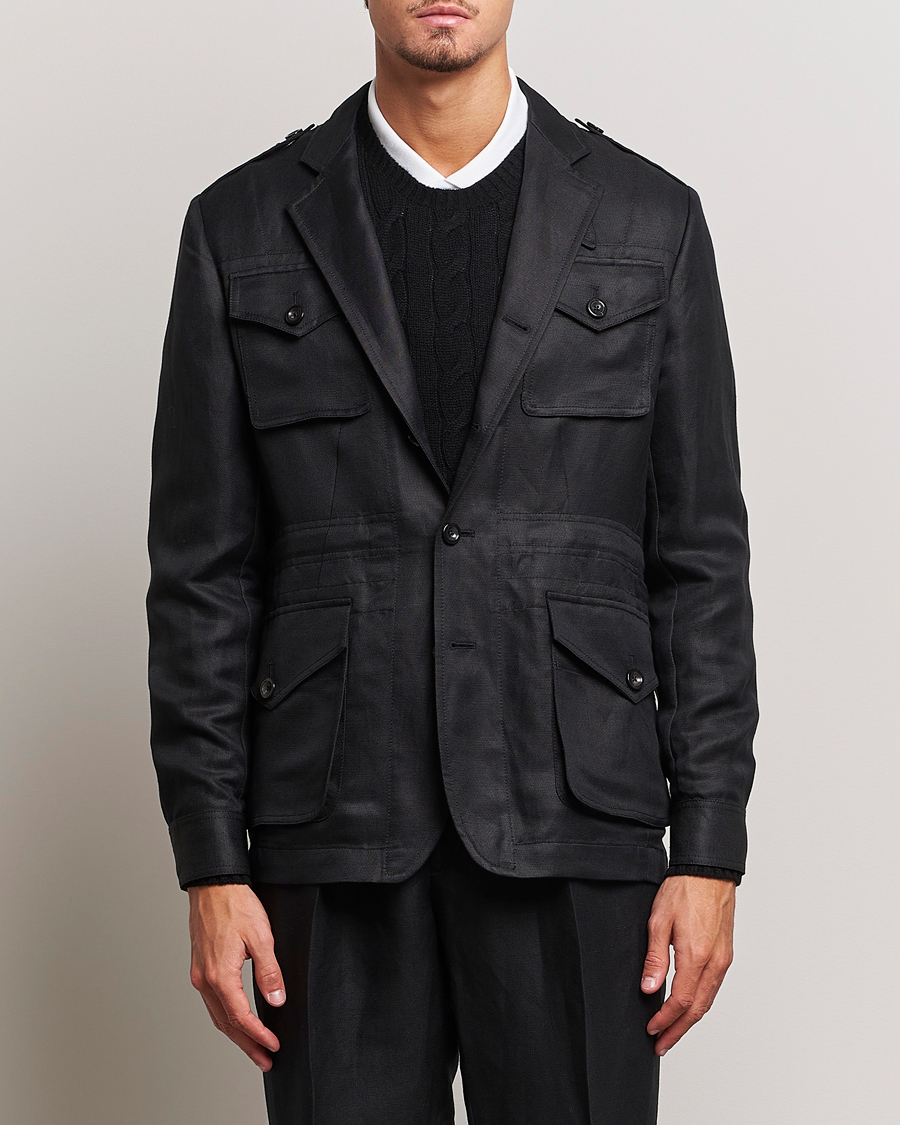 Ralph Lauren Purple Label Field Jacket Black at CareOfCarl