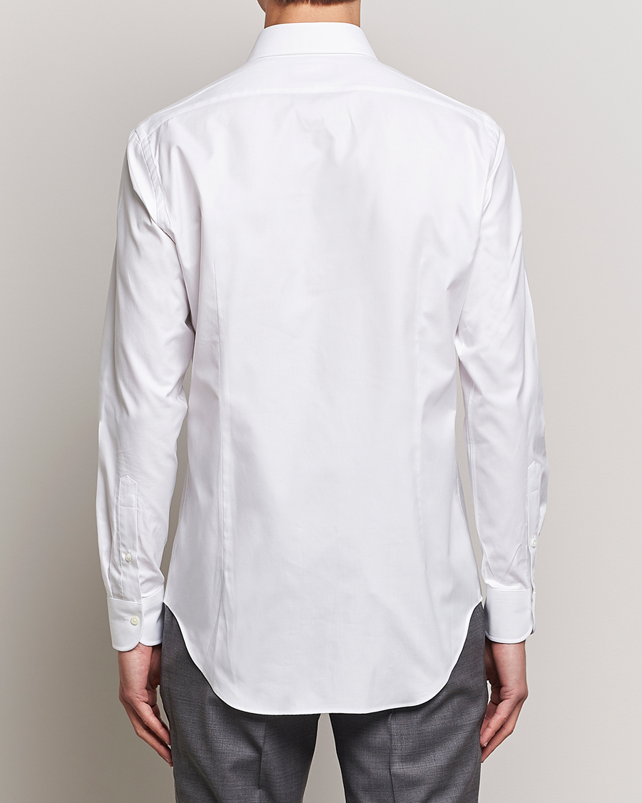 Kamakura Shirts Slim Fit Royal Oxford Spread Shirt White at