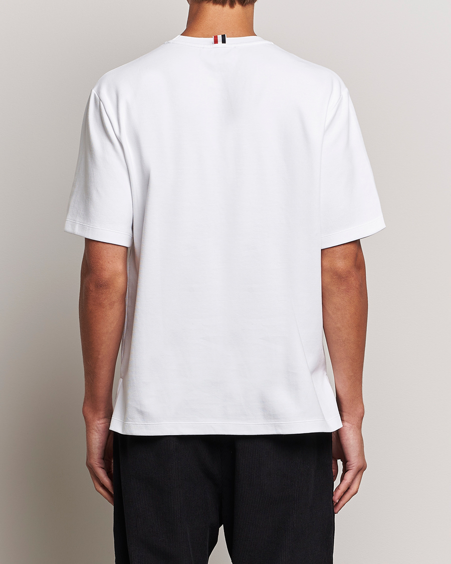 Thom Browne Short Sleeve Pocket T-Shirt White at CareOfCarl.com