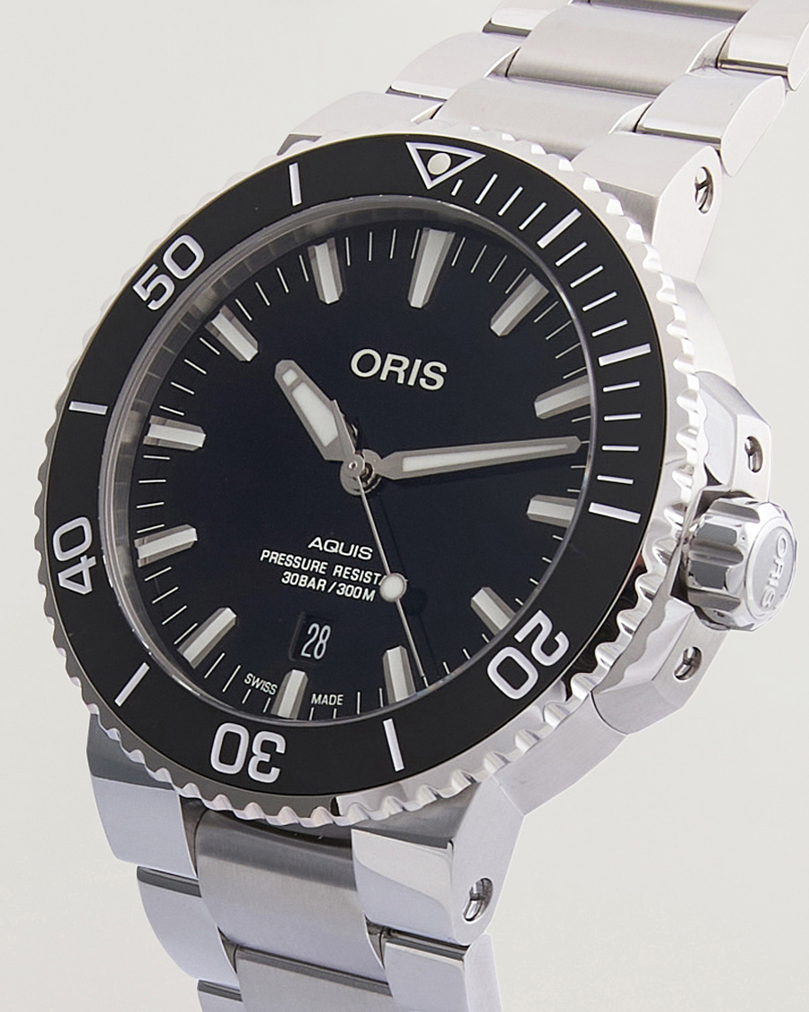 Oris Aquis Date 43 5mm Polished Black