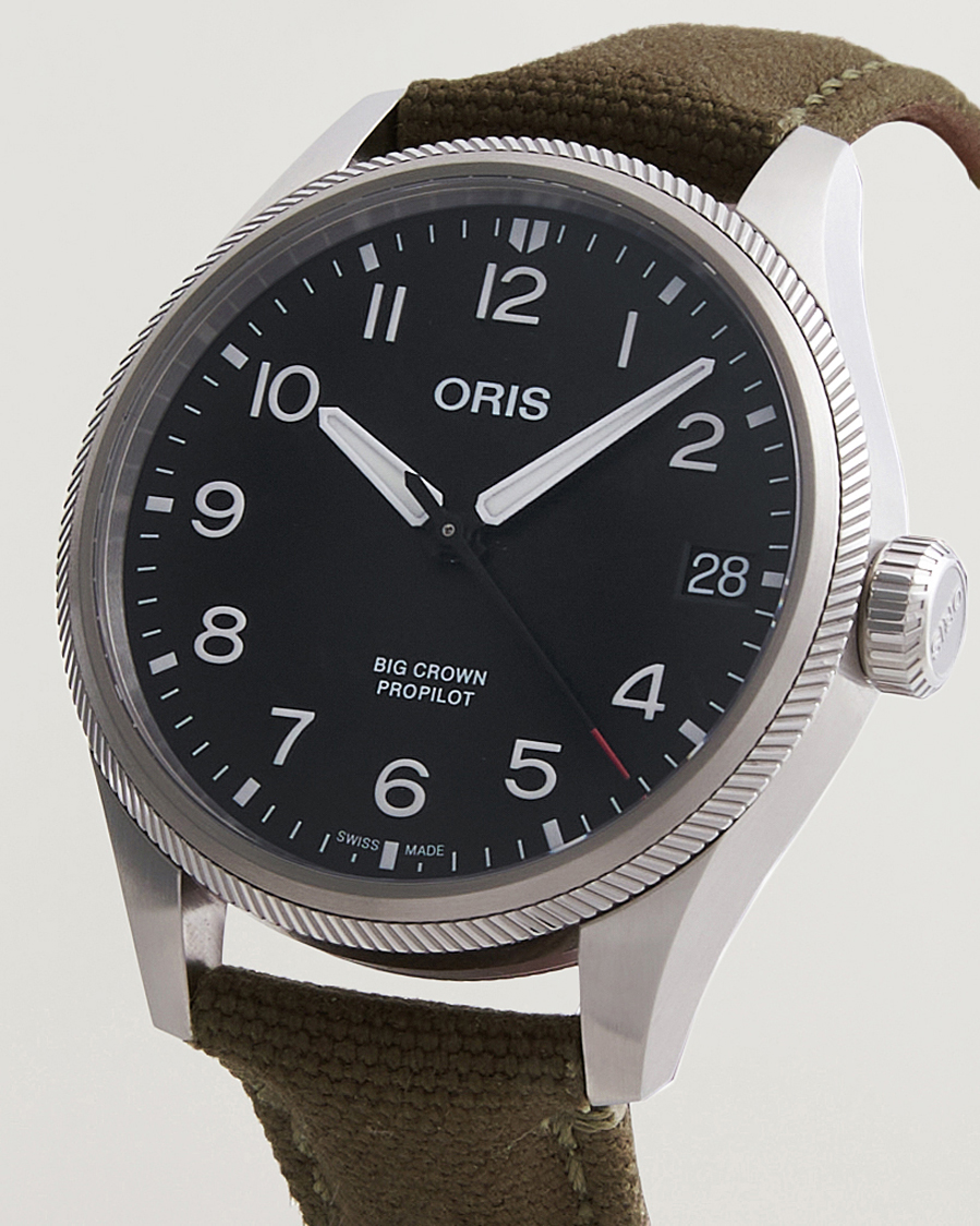 Oris big discount crown propilot black