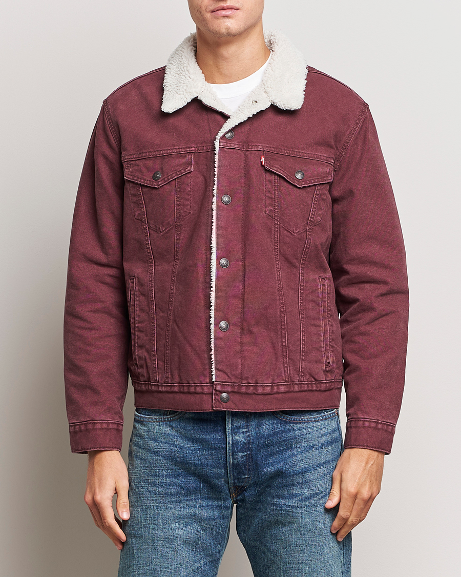 All over sherpa hot sale trucker jacket levi's