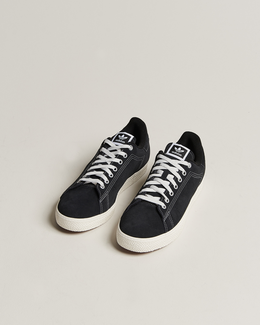 Stan smith suede black on sale