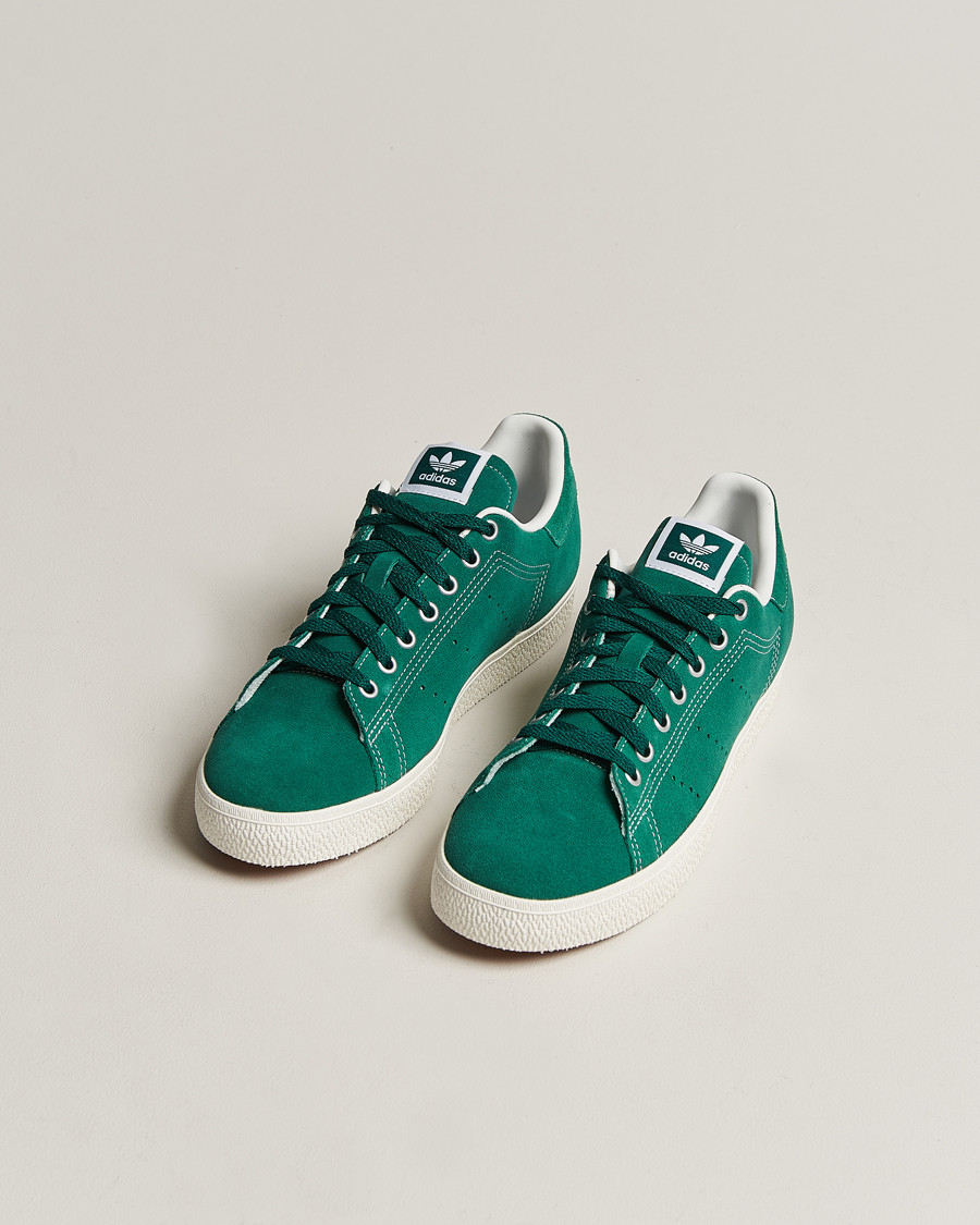 Adidas stan smith store green suede