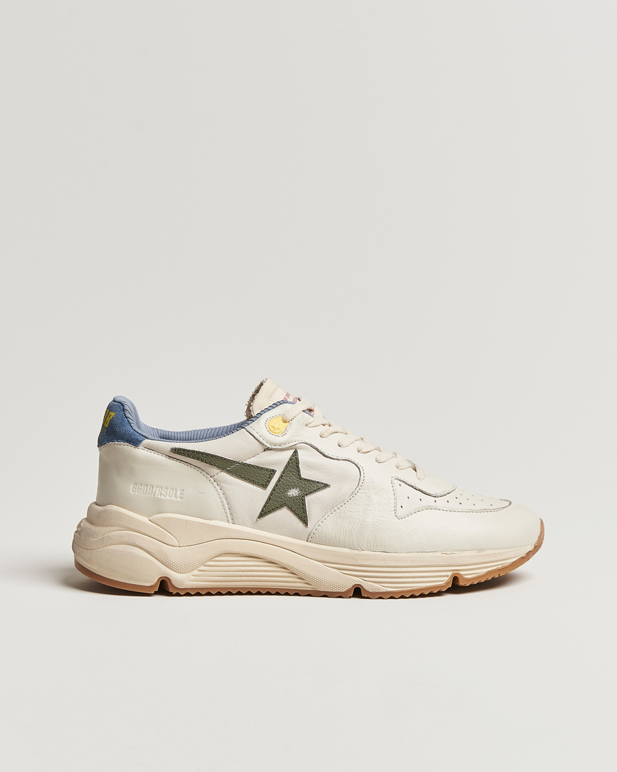 Golden Goose Deluxe Brand Running Dad Sneakers White/Green at