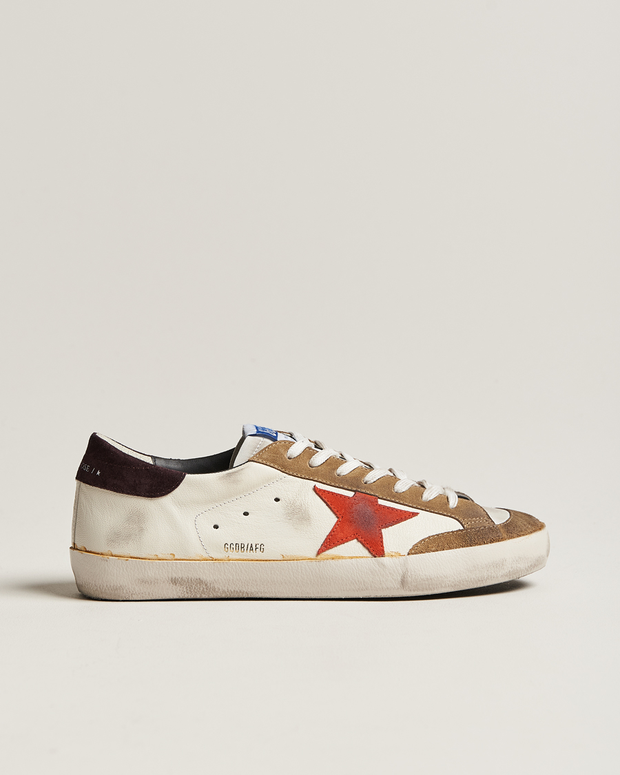 Golden Goose Deluxe Brand Super-Star Sneakers White/Brown at