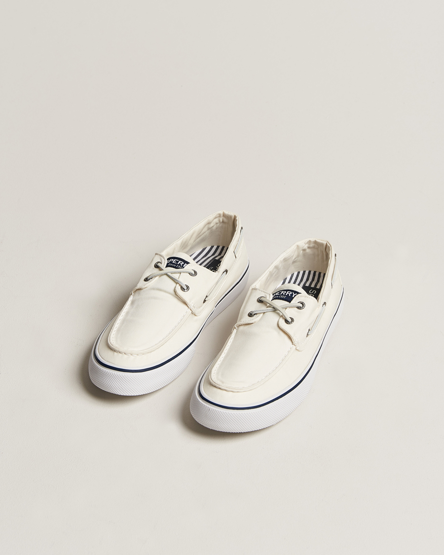 Mens white deals sperry shoes