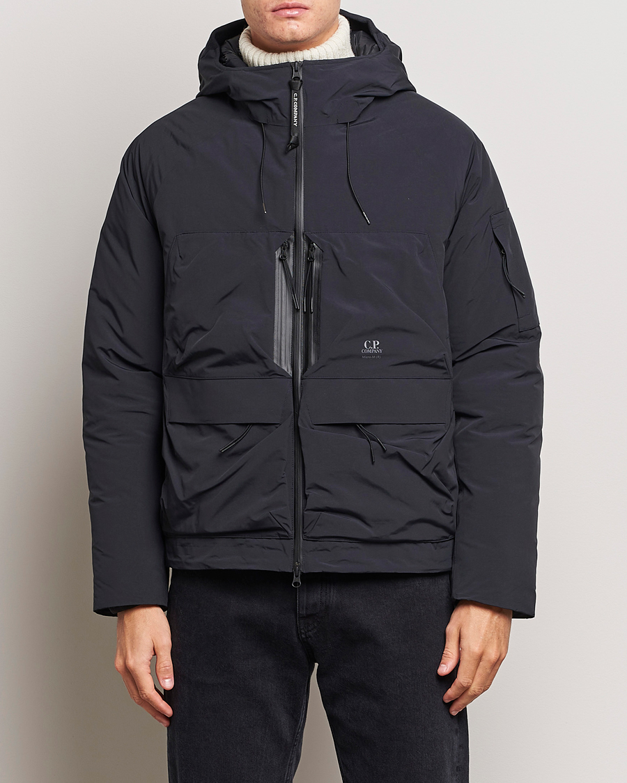 C.P. Company Micro M Re Cycled Hood Jacket Black at CareOfCarl