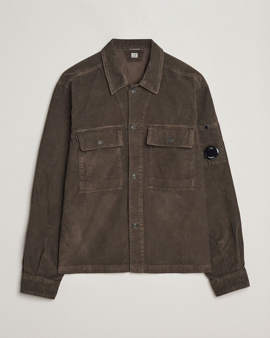 C.P. Company Metropolis Gabardine PD Overshirt Navy at CareOfCarl.com