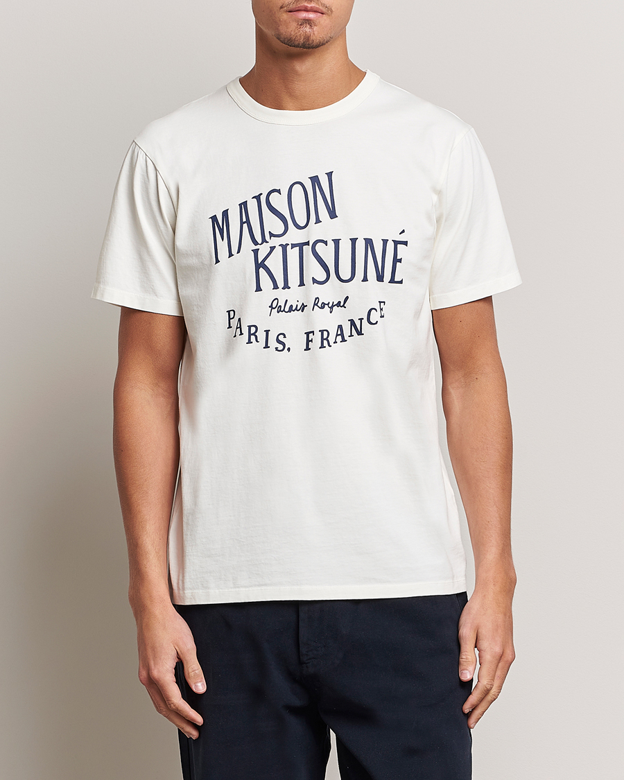 Maison Kitsuné Palais Royal Classic T-Shirt Latte at CareOfCarl.com