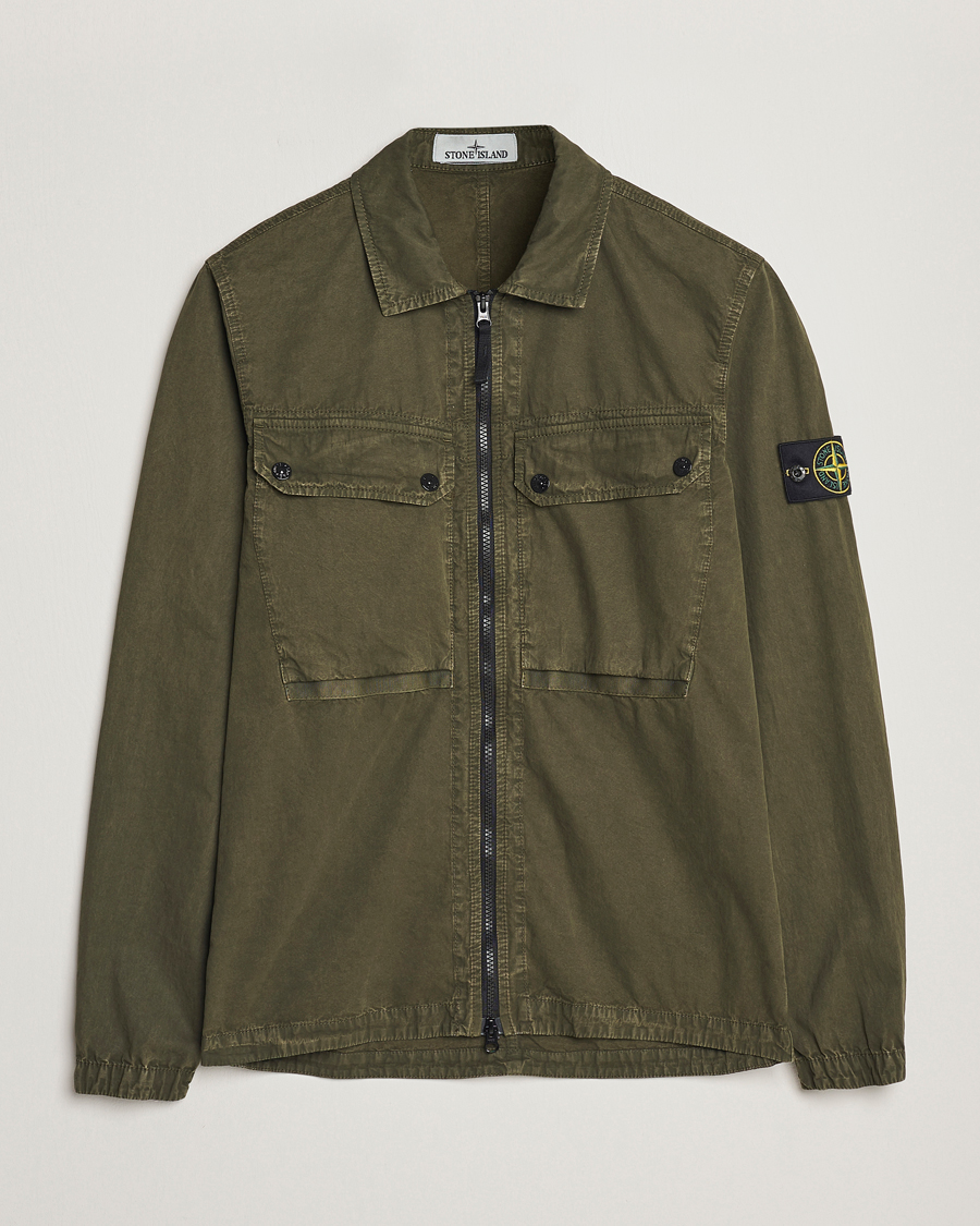 Olive stone sale island overshirt