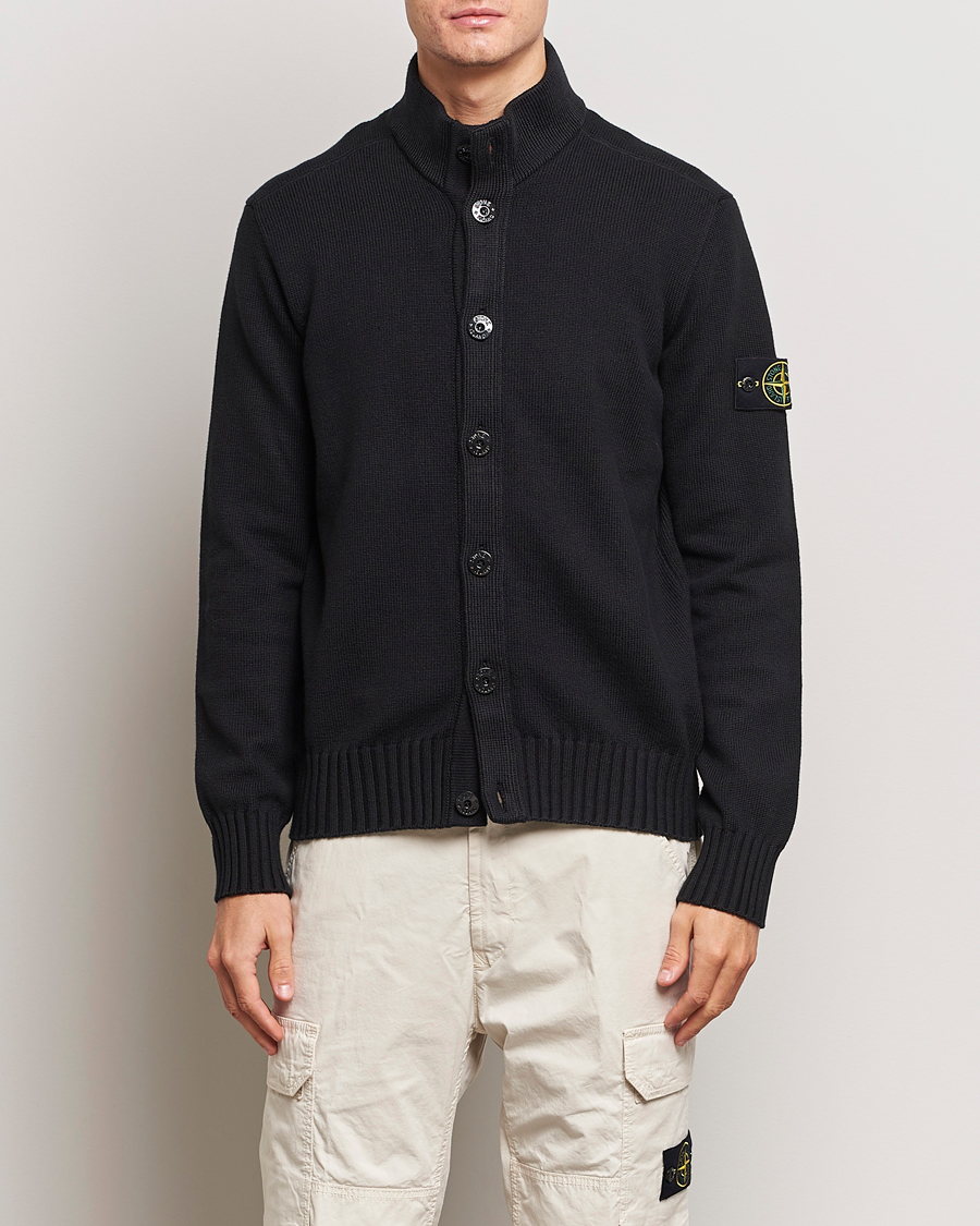 Stone island clearance cardigan black