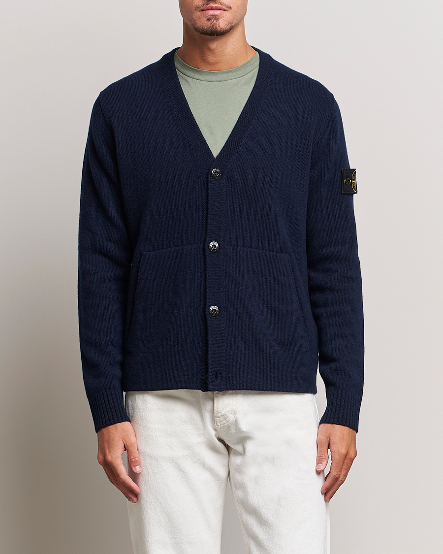 Stone island knitted discount cardigan