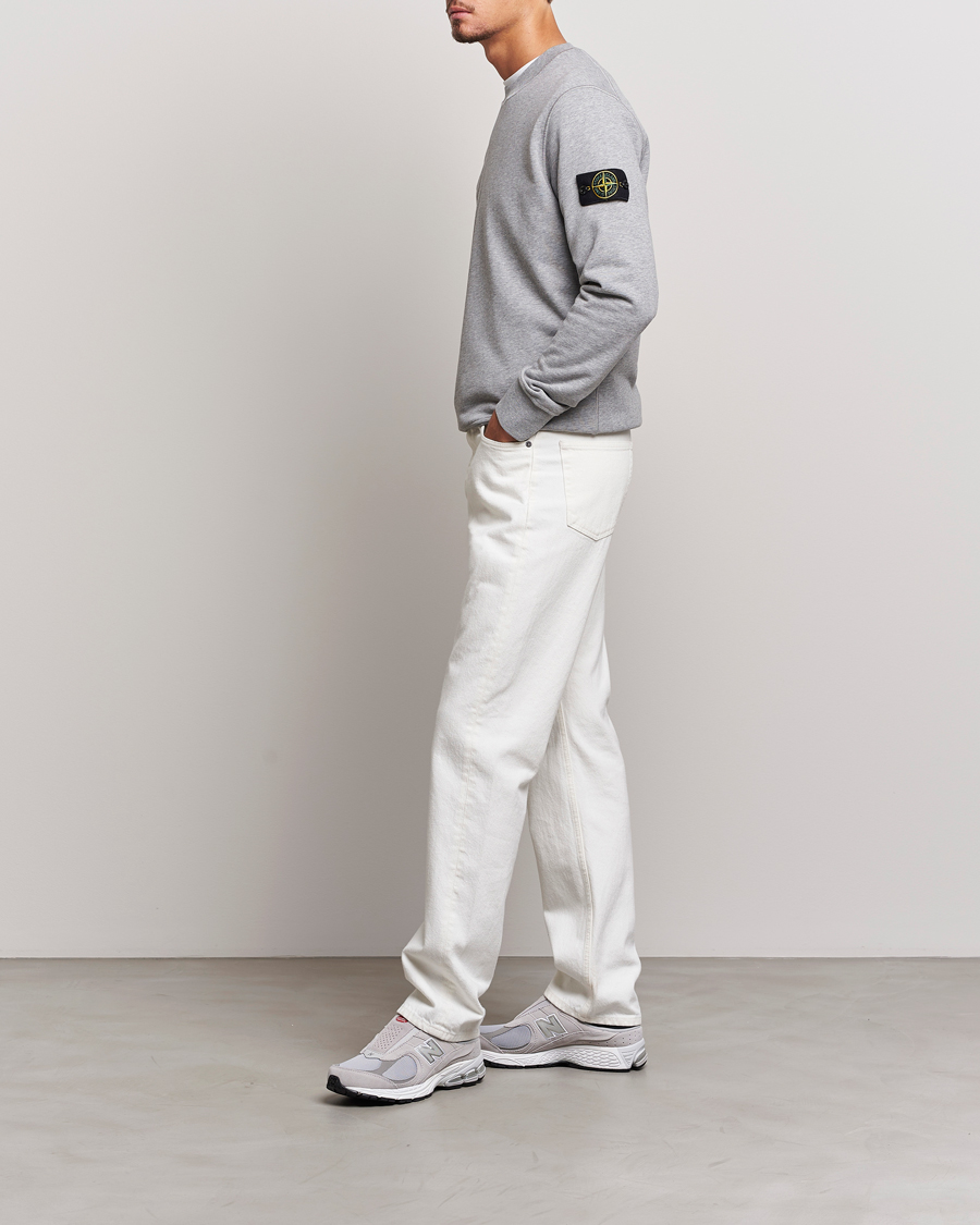 Mens grey stone island sweatshirt sale