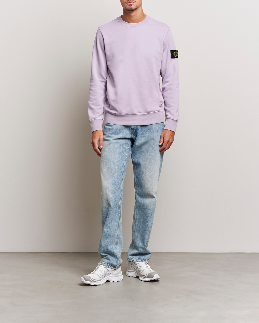 Stone island sweatshirt lavender online