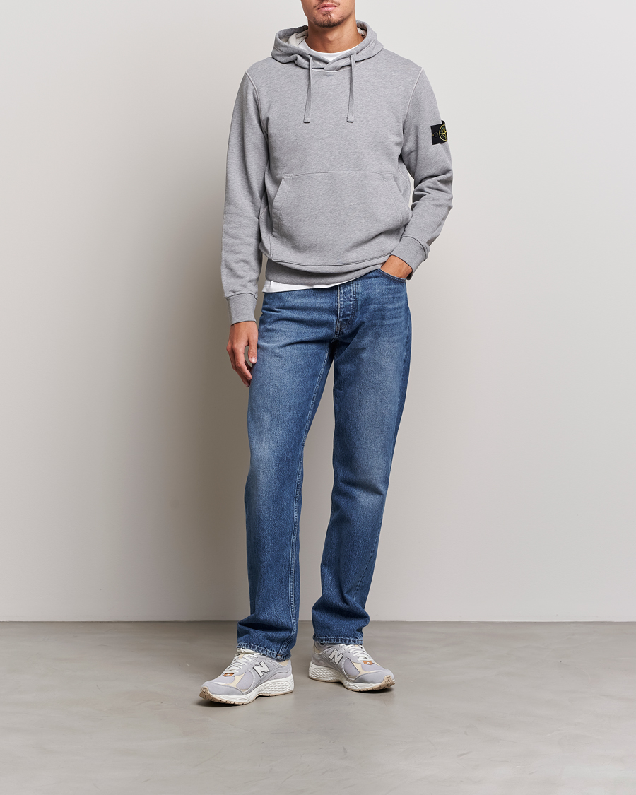 Stone island hoodie discount grey