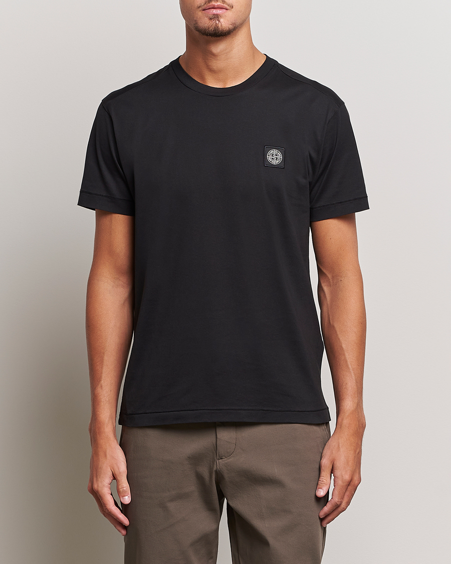 Black stone island store tee