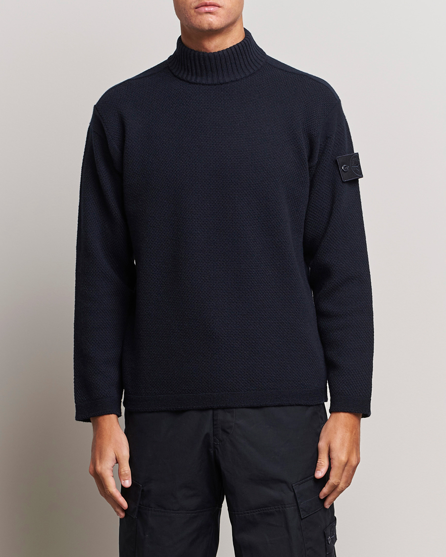 Stone island outlet roll neck