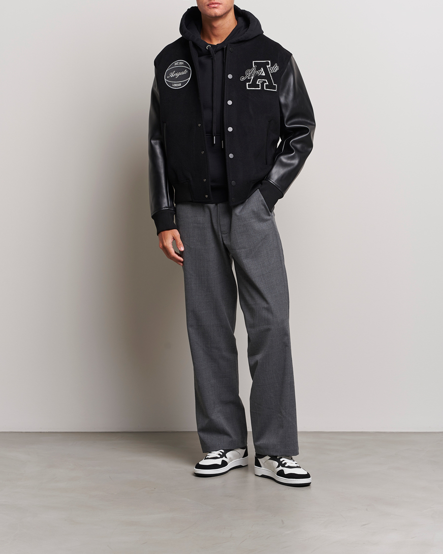 Axel Arigato Hudson Varisty Jacket Black at CareOfCarl