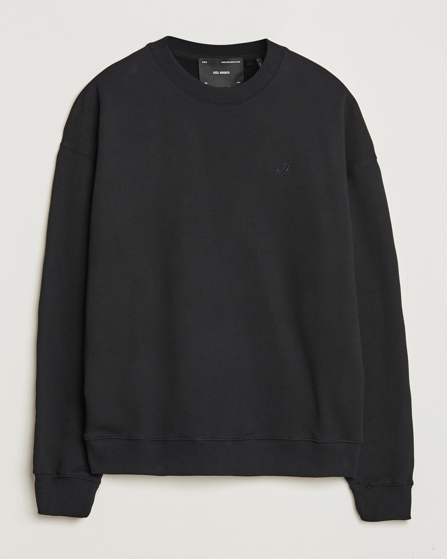 Axel Arigato Honor Crew Neck Sweatshirt Black at CareOfCarl