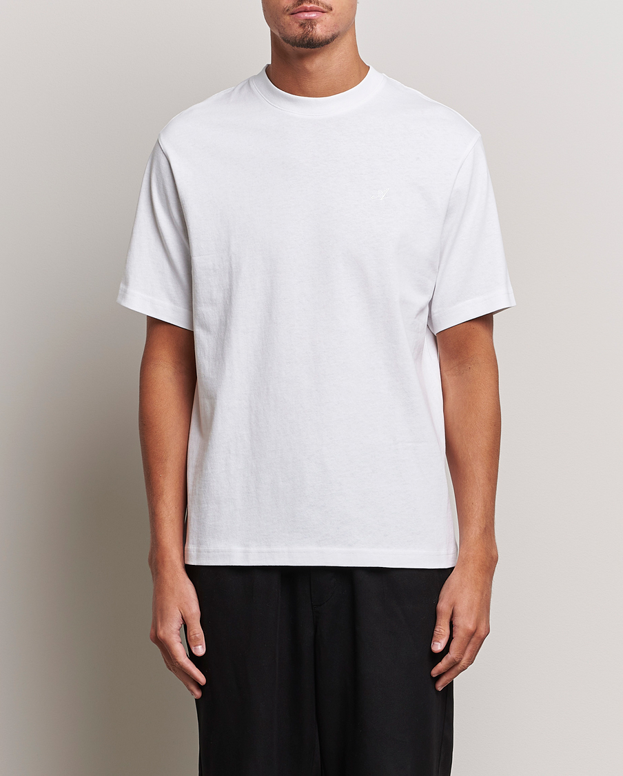 Axel Arigato Signature Crew Neck T Shirt White at CareOfCarl