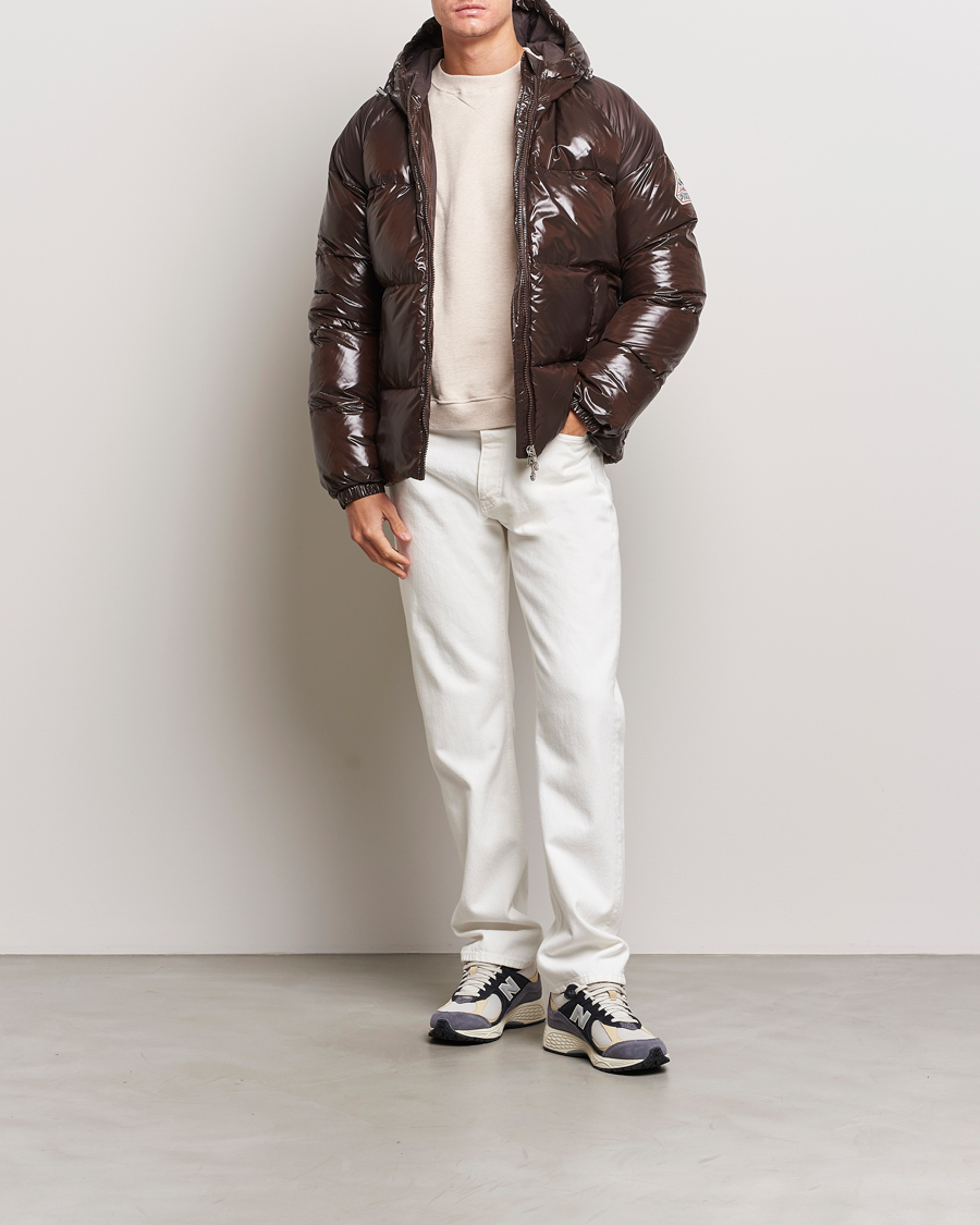 Men | Coats & Jackets | Pyrenex | Sten Hooded Puffer Jacket Java