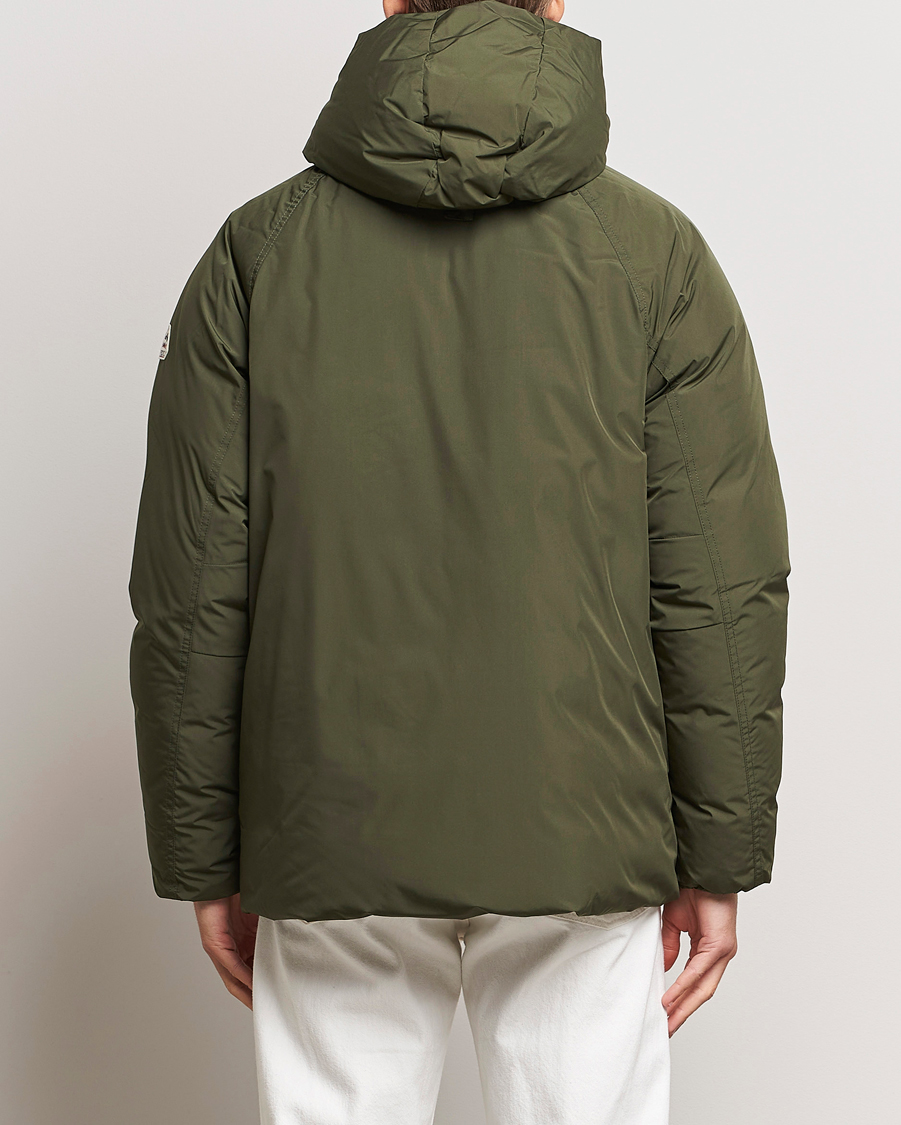 Pyrenex Covert Hooded Down Jacket Deep Khaki at CareOfCarl.com