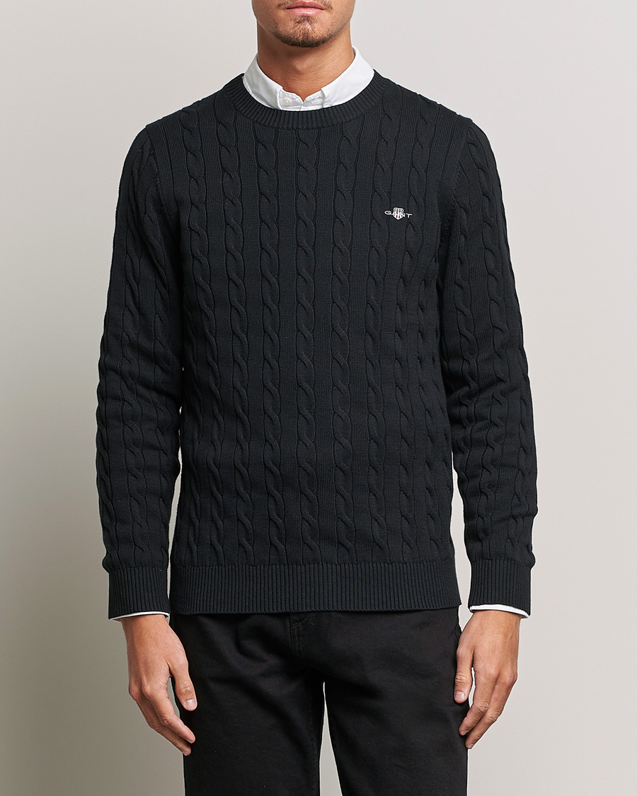 BLACKCABLE PULLOVER BLACK