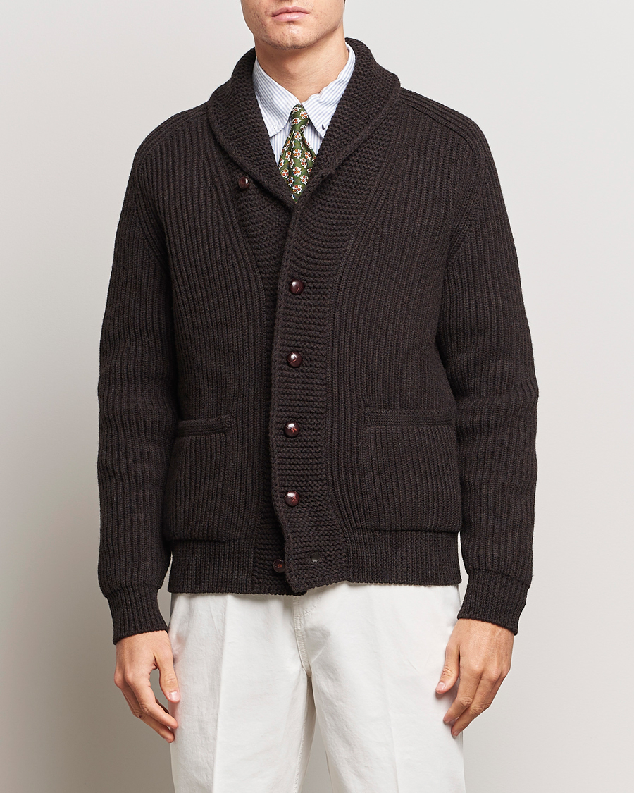 Drakes shawl sale collar cardigan