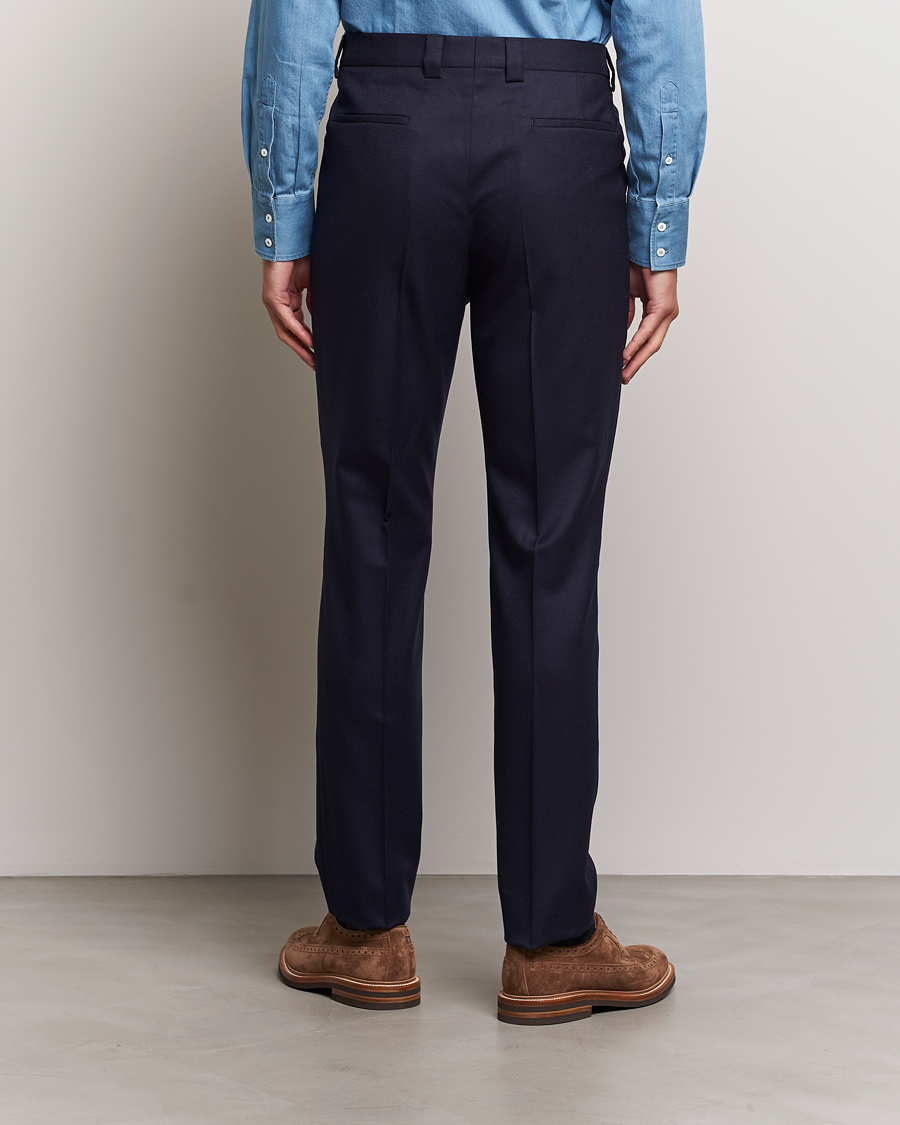 Mens navy pleated on sale trousers