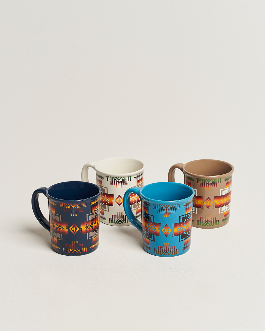 Pendleton Ceramic Mug Set 4-Pack Chief Joseph Mix at CareOfCarl.com