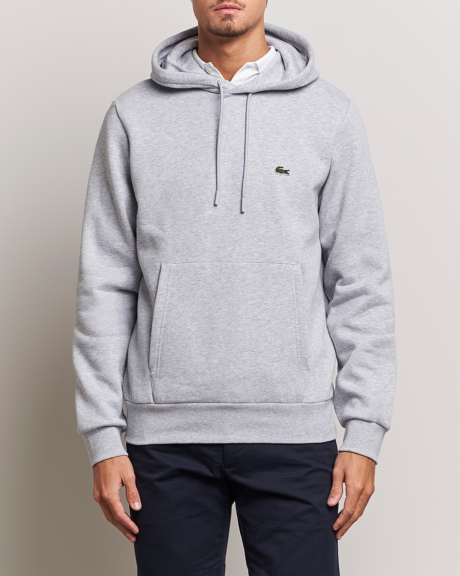 Gray 2024 lacoste hoodie