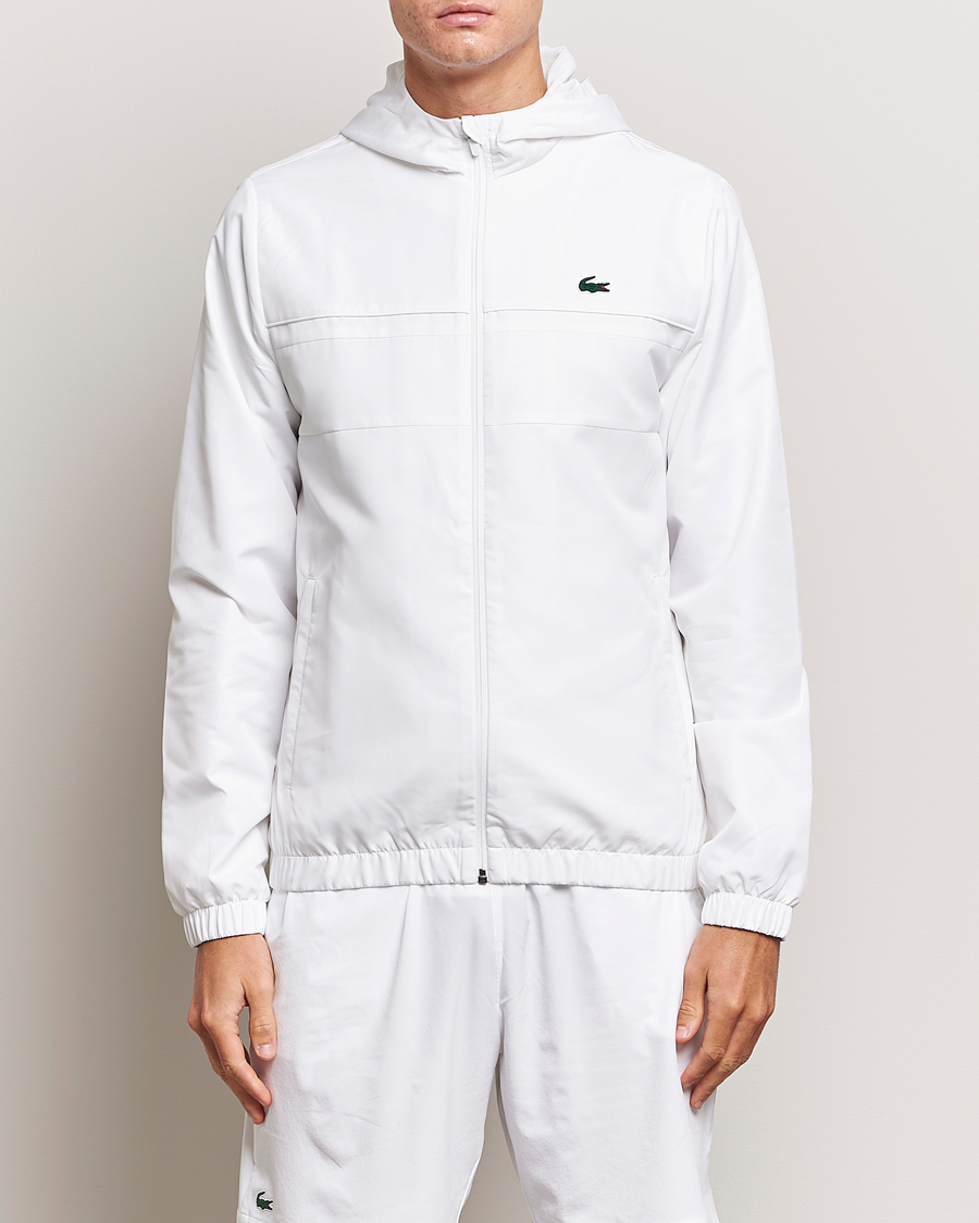 Lacoste hotsell tracksuit white