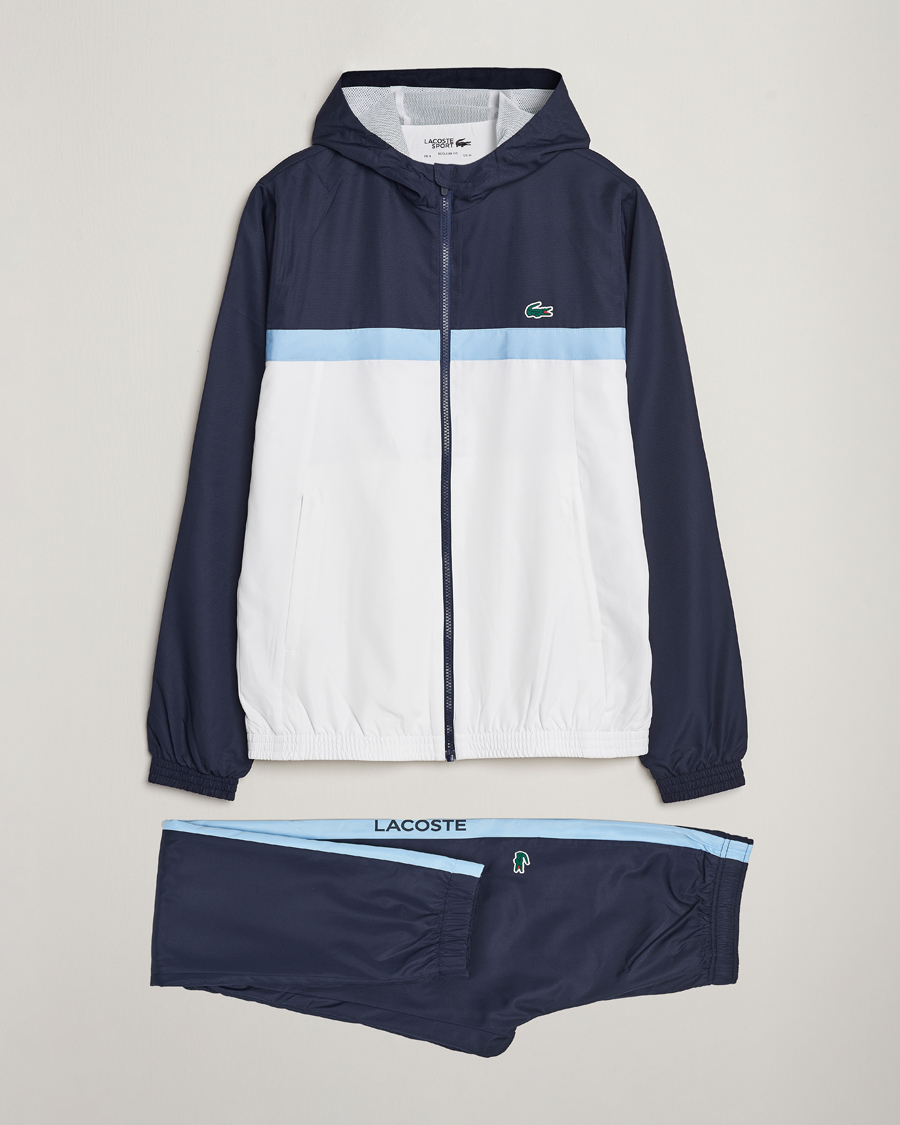 Lacoste Sport Tennis Tracksuit Set Navy/Blue/White at